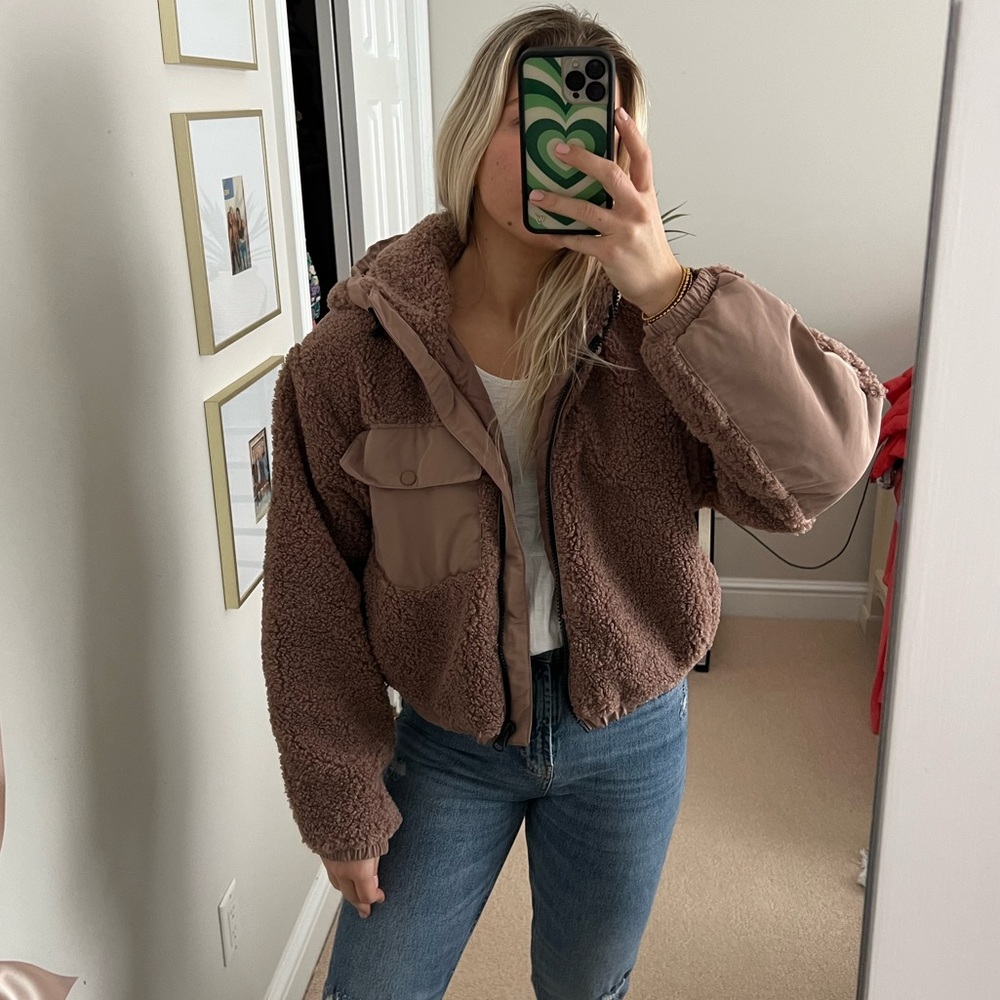 Zara teddy coat